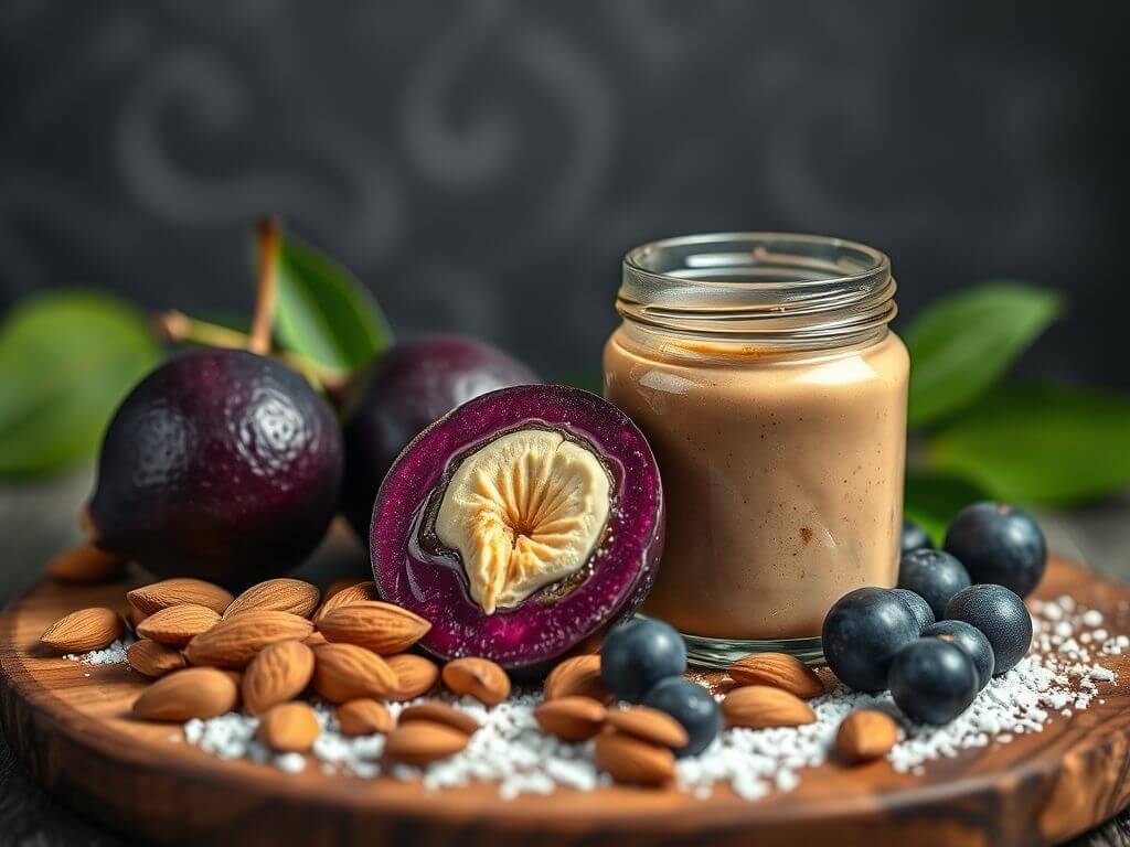 Açaí with Açaí with almond butter