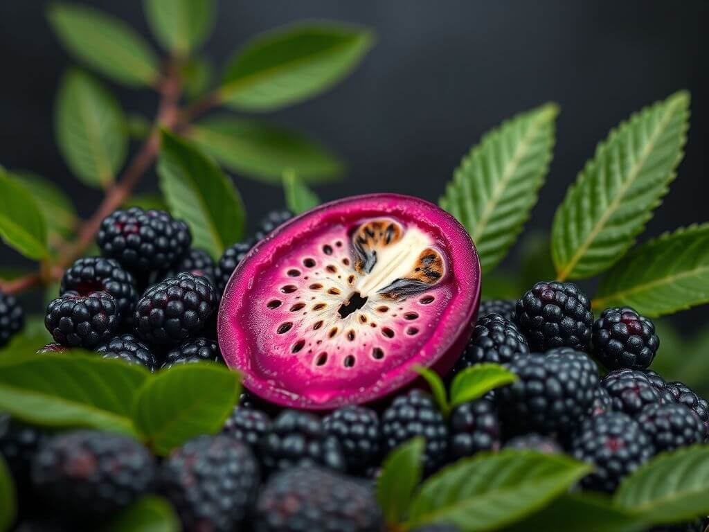 Açaí with Açaí with blackberries