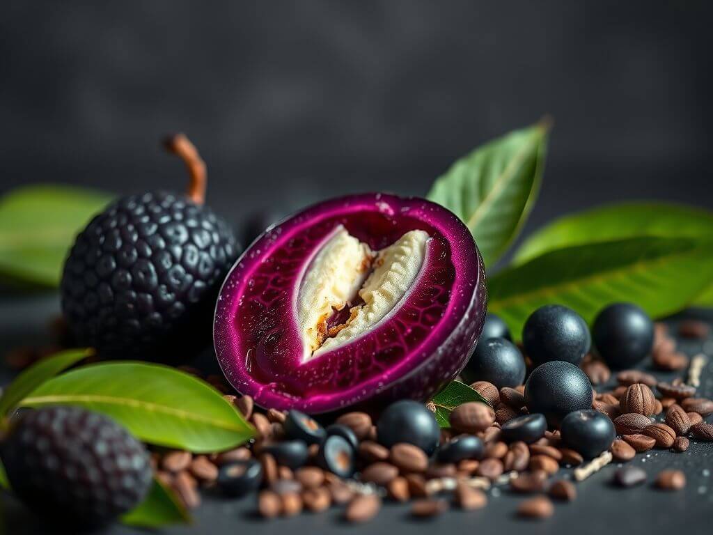 Açaí with Açaí with cacao nibs