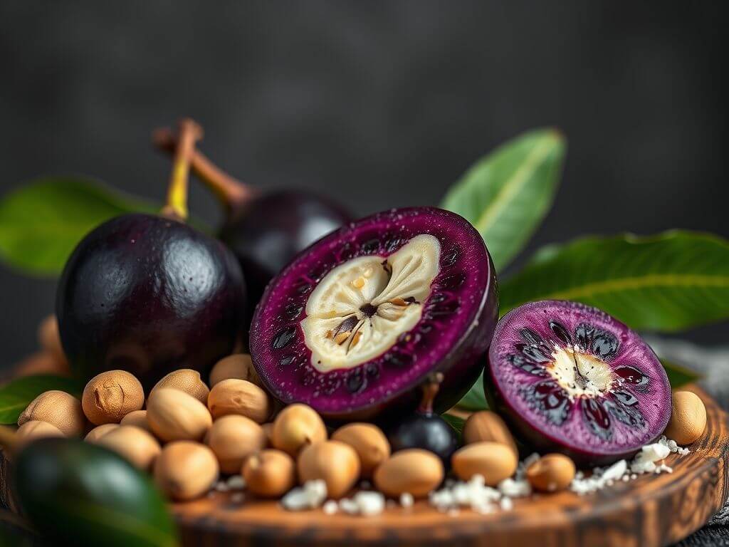 Açaí with Açaí with cashew nuts