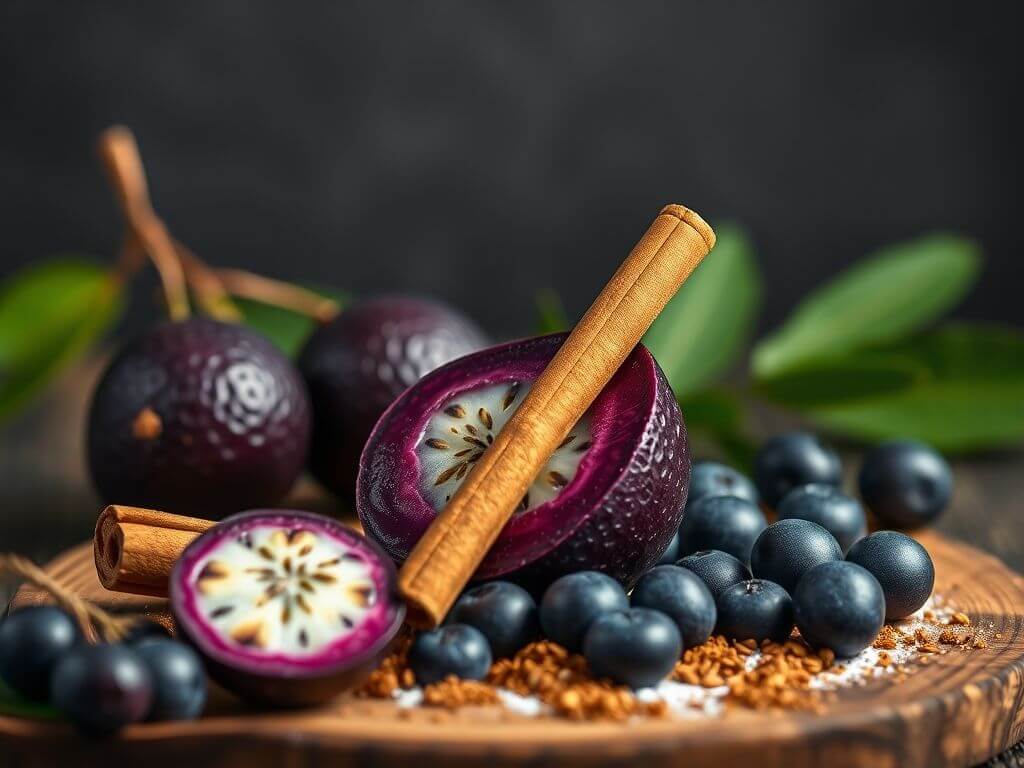 Açaí with Açaí with cinnamon