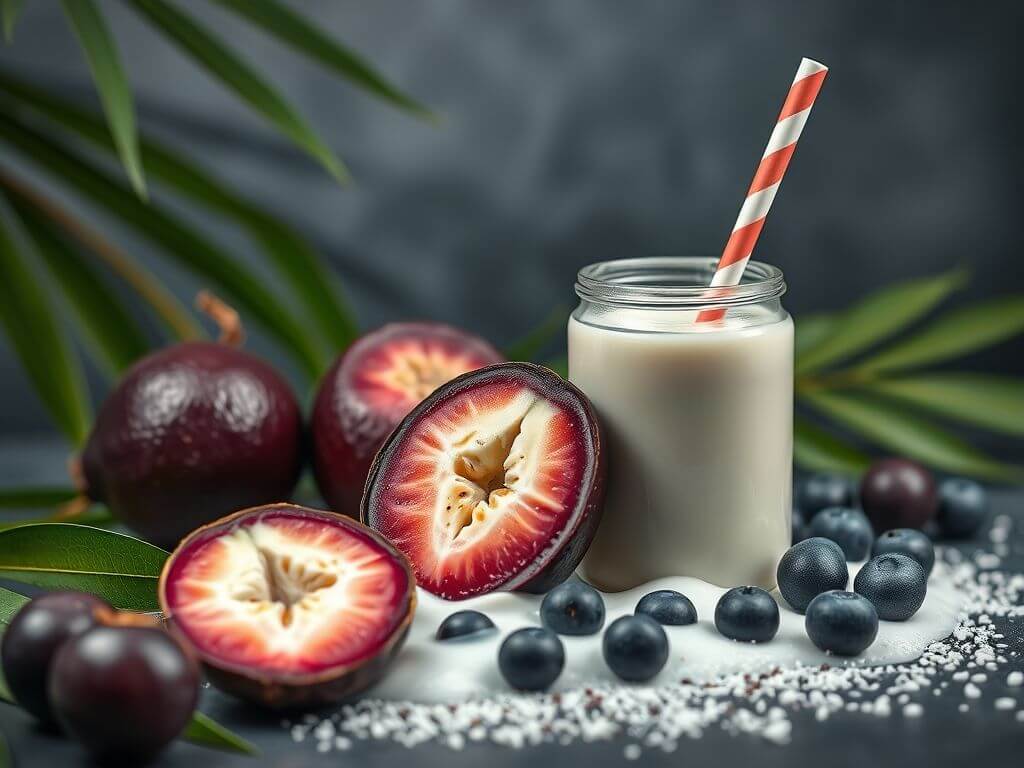 Açaí with Açaí with coconut milk