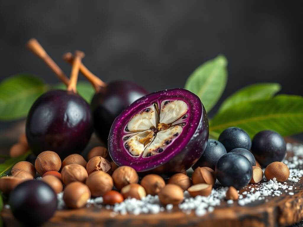 Açaí with Açaí with hazelnuts