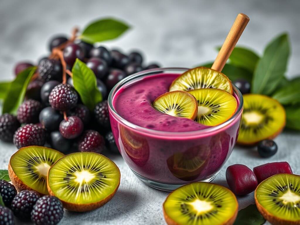 Açaí with Açaí with kiwi