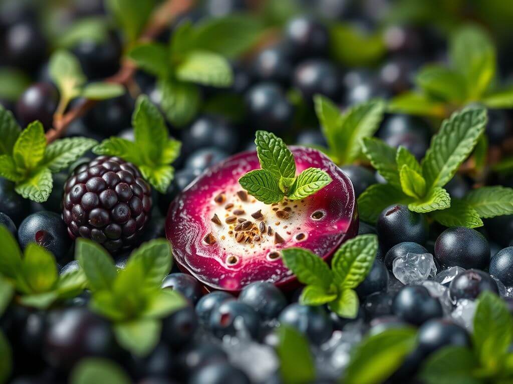 Açaí with Açaí with mint