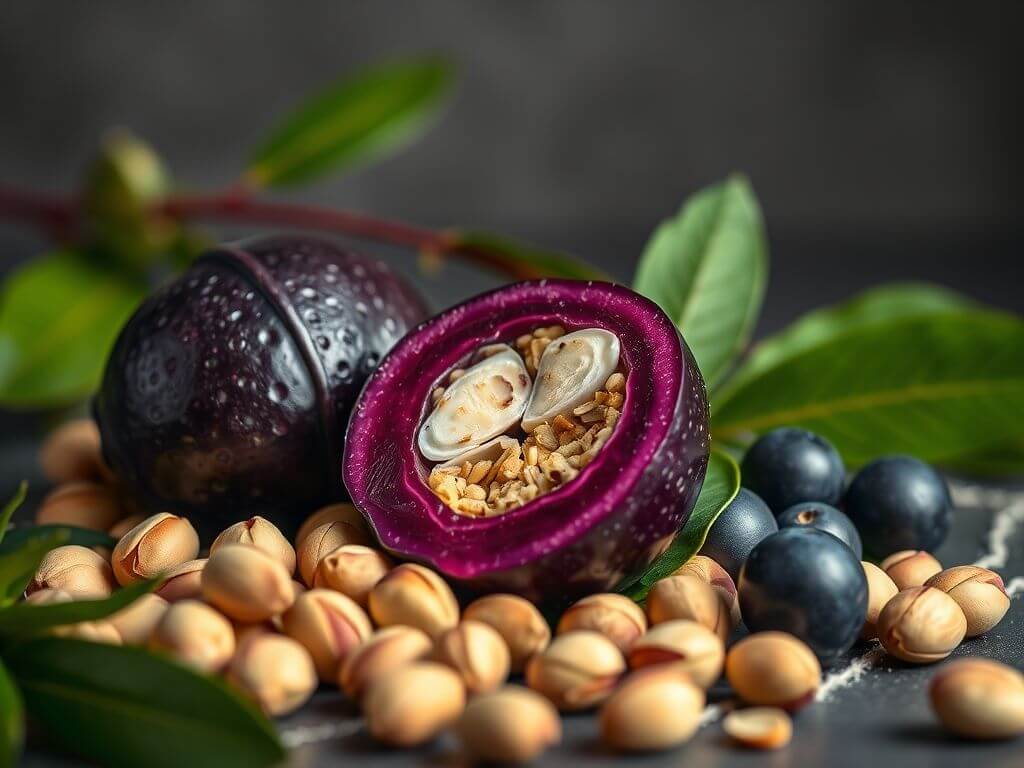 Açaí with Açaí with pistachios