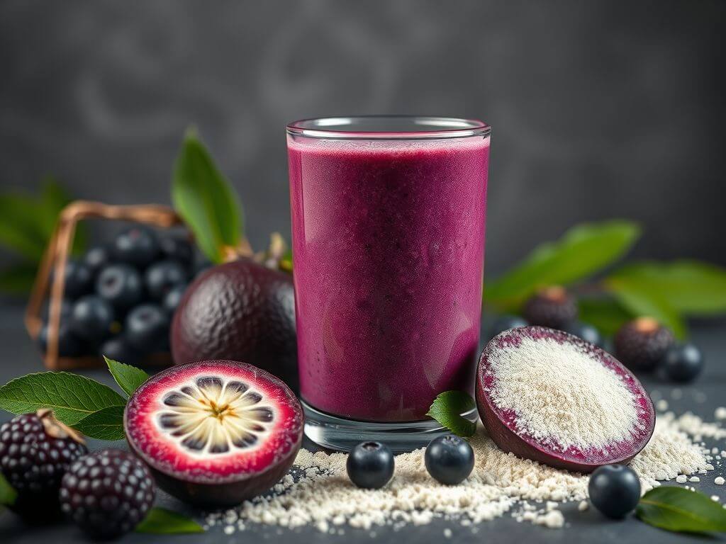 Açaí with Açaí with protein powder