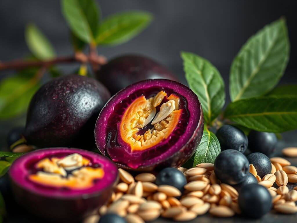 Açaí with Açaí with pumpkin seeds