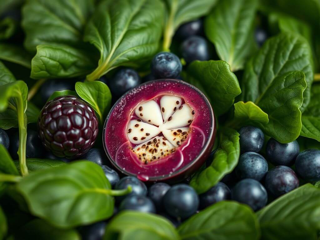 Açaí with Açaí with spinach