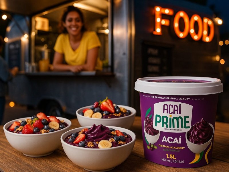 Açaí Ptime Ideal 1.5L packaging designed